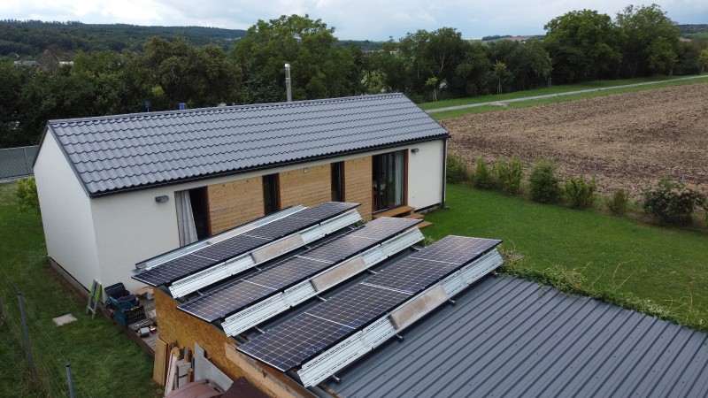 Solární fotovoltaický ohřev vody Drahanovice
