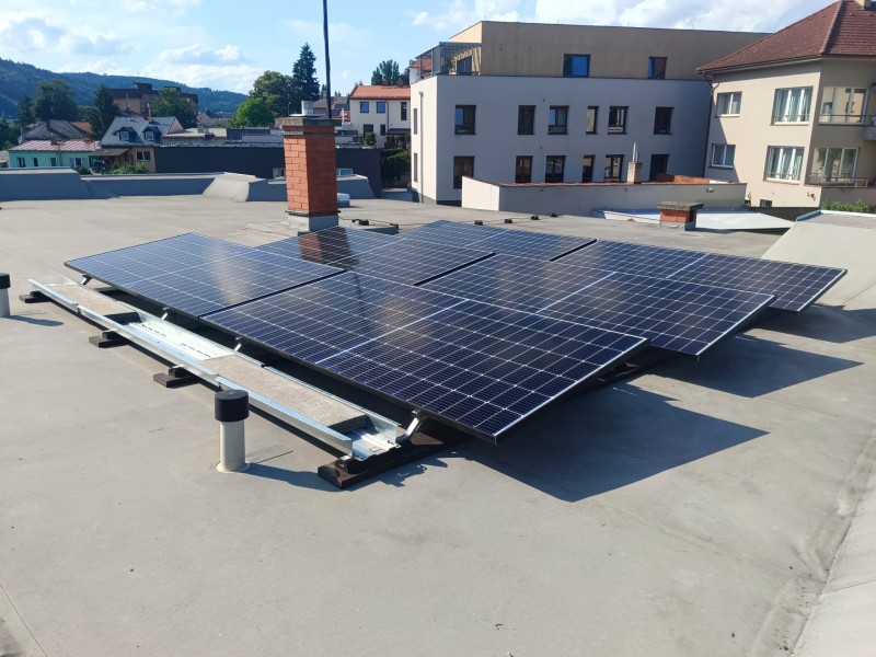 Solární fotovoltaický ohřev vody Ústí nad Orlicí
